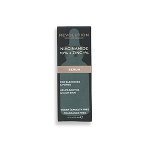 Revolution Skincare London, 10% Niacinamide + 1% Zinc Serum, Tackles Blemishes, Minimises Pore Appearance, Face Serum
