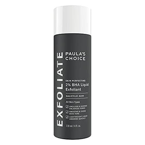 Paula's Choice SKIN PERFECTING 2% BHA Liquid Exfoliant - Face Exfoliating Peel Fights Blackheads & Enlarged Pores - with Salicylic Acid - Combination & Oily Skin