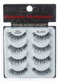 Ardell False Eyelashes Demi Wispies 4 Pairs Multipack Natural-Looking Wispy Effect Whisper-Soft Flutter Feathering Medium Volume Medium Length Invisiband False Eyelashes Vegan-Friendly Cruelty-Free