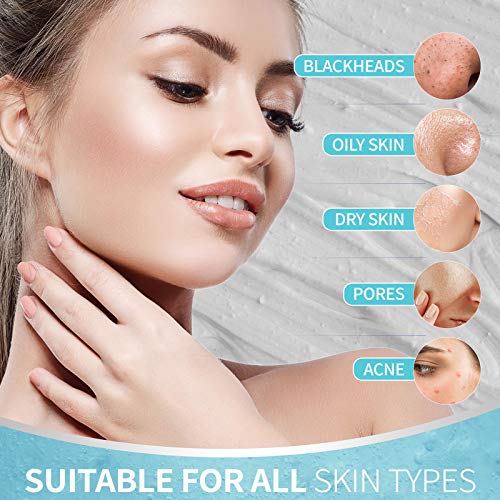 Natural Dead Sea Mud Mask - Headband & Brush included for Face and Body Cleansing Relaxing Detox Treatment Reduce Pores Purifying Face Mask for Acne Blackheads Oily Skin