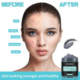 Natural Dead Sea Mud Mask - Headband & Brush included for Face and Body Cleansing Relaxing Detox Treatment Reduce Pores Purifying Face Mask for Acne Blackheads Oily Skin