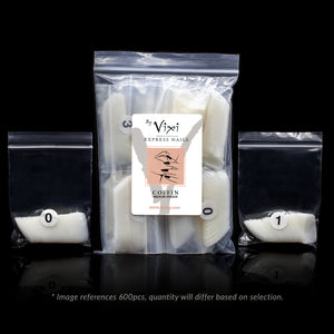 Coffin/Ballerina False Nails (Medium Opaque)