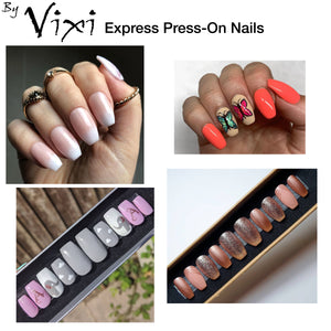 Coffin/Ballerina False Nails (Short Opaque)