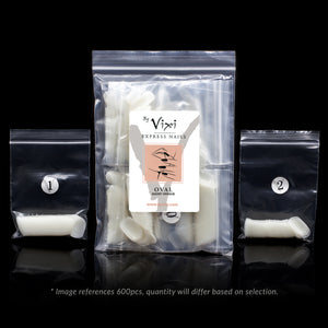 Oval False Nails (Short Opaque)