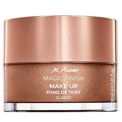 M. Asam Magic Finish Make-Up Mousse Classic (1.01 Fl Oz) – 4in1 Primer, Foundation, Concealer & Powder With Buildable Coverage, Hides Redness And Dark Spots, Vegan, For Light To Medium Skin Tones