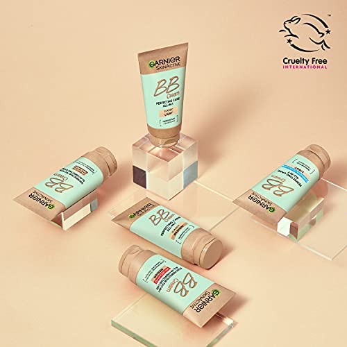 Garnier SkinActive Classic Perfecting All-in-1 BB Cream, Shade Classic Light, Tinted Moisturiser SPF 15, Brightens and Evens Skin, With Hyaluronic Acid Aloe & Mineral Pigments
