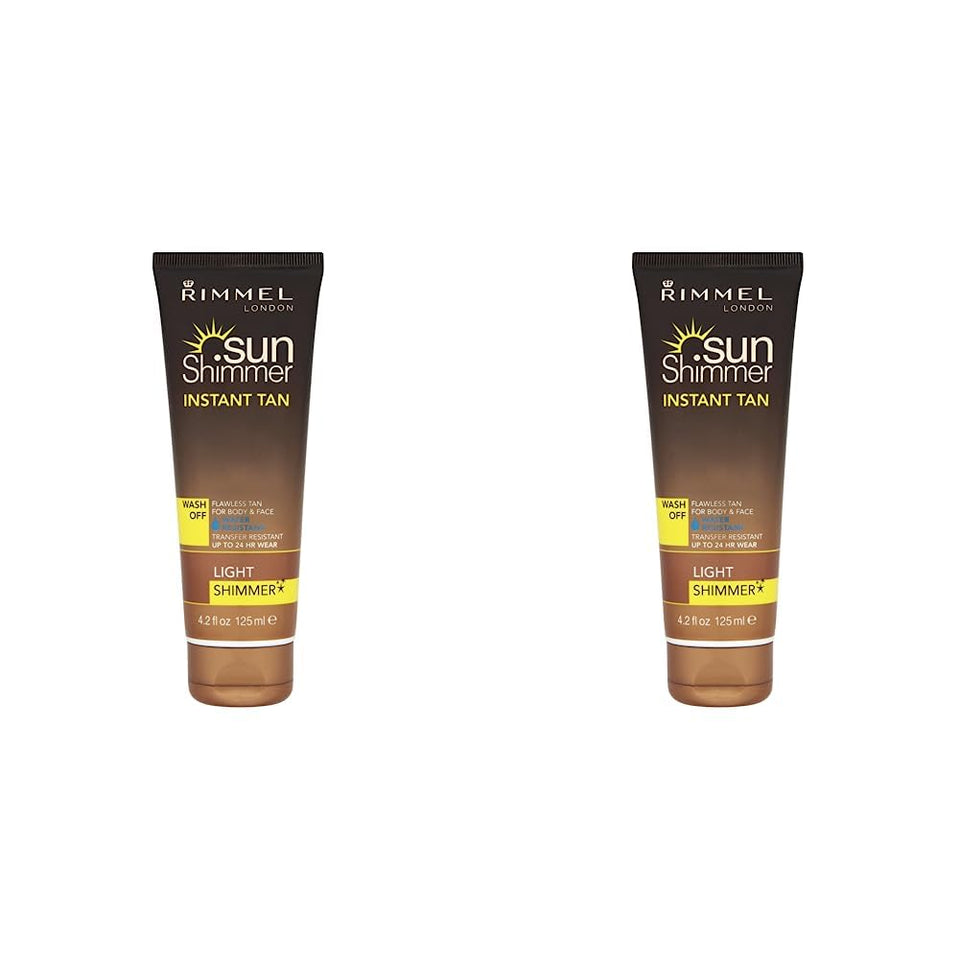 Rimmel Sunshimmer Water Resistant Instant Tan Wash Off Shimmer
