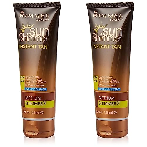 Rimmel Sunshimmer Water Resistant Instant Tan Wash Off Shimmer