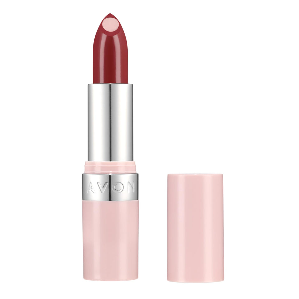 Avon Hydramatic Shine Lipstick 3.6g Hydrating Intense Colour SPF 20 Plumper and Smoother Looking Lips Cruelty Free Hydra Shine Rose Quartz