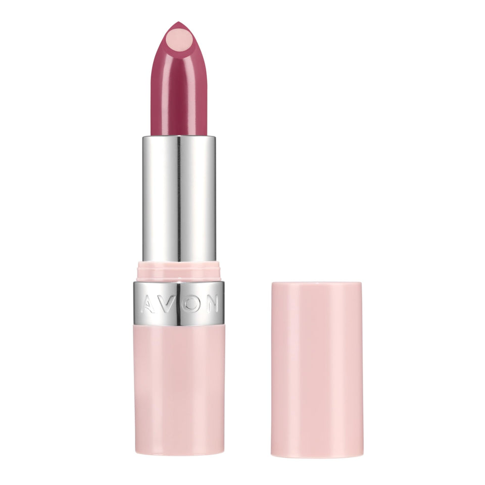 Avon Hydramatic Shine Lipstick 3.6g Hydrating Intense Colour SPF 20 Plumper and Smoother Looking Lips Cruelty Free Hydra Shine Rose Quartz