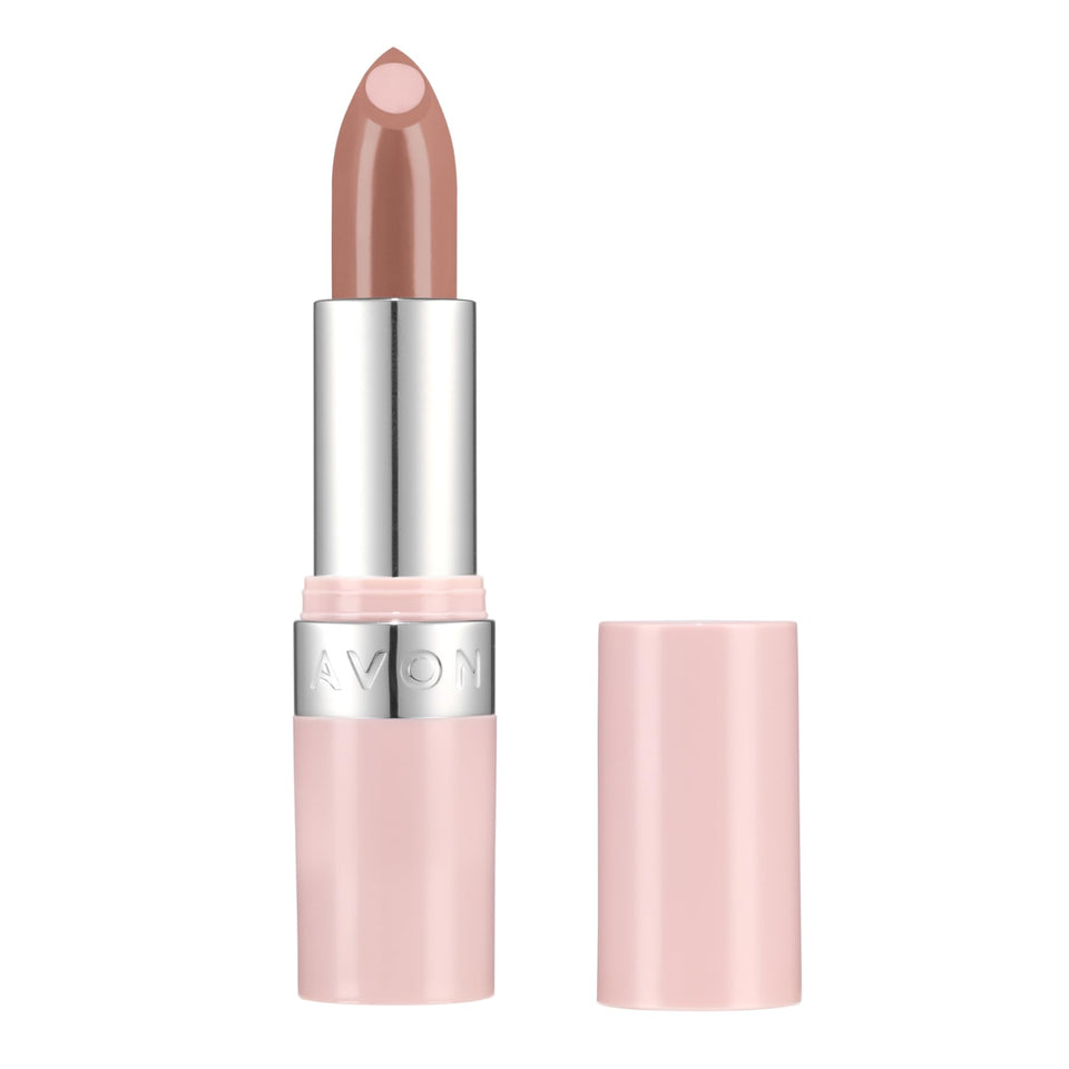 Avon Hydramatic Shine Lipstick 3.6g Hydrating Intense Colour SPF 20 Plumper and Smoother Looking Lips Cruelty Free Hydra Shine Rose Quartz