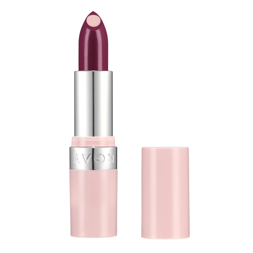 Avon Hydramatic Shine Lipstick 3.6g Hydrating Intense Colour SPF 20 Plumper and Smoother Looking Lips Cruelty Free Hydra Shine Rose Quartz