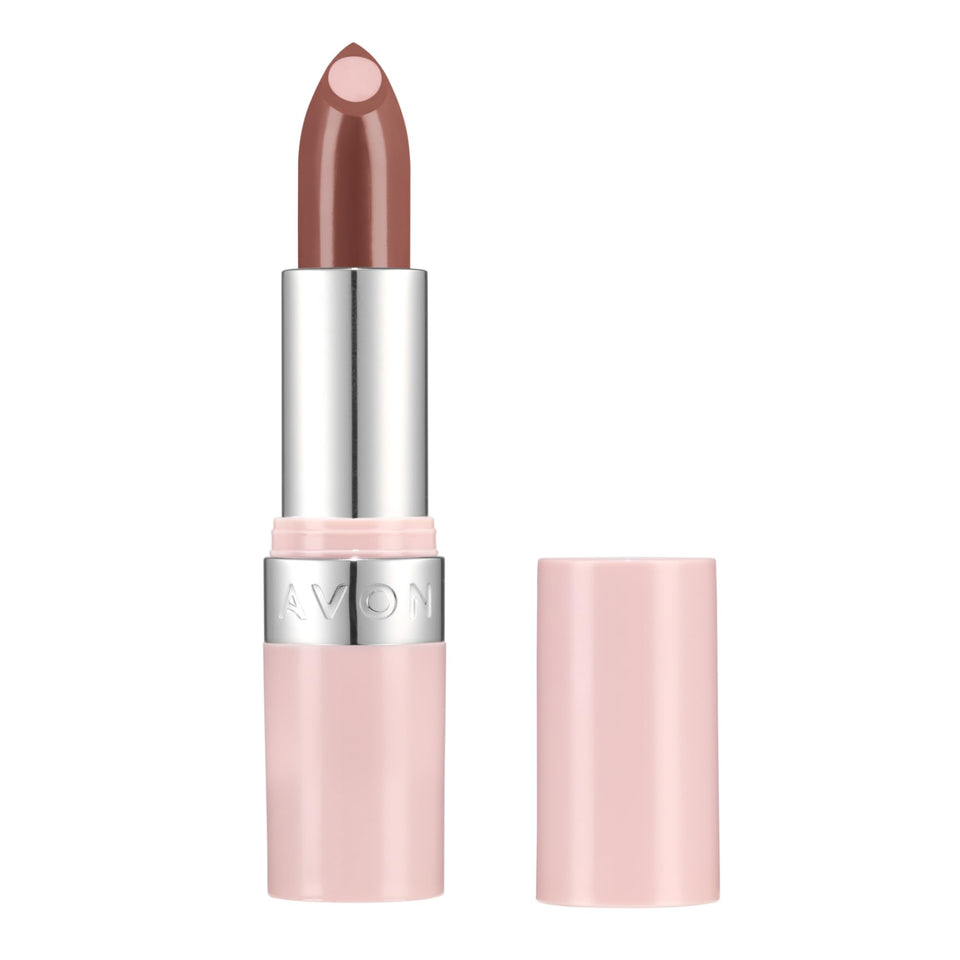Avon Hydramatic Shine Lipstick 3.6g Hydrating Intense Colour SPF 20 Plumper and Smoother Looking Lips Cruelty Free Hydra Shine Rose Quartz