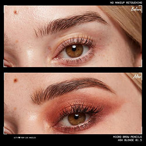 NYX Professional Makeup Micro Brow Pencil, Dual Ended with Mechanical Brow Pencil and Spoolie Brush, Vegan Formula