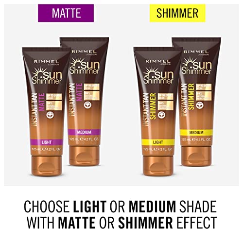 Rimmel Sunshimmer Water Resistant Instant Tan Wash Off Shimmer