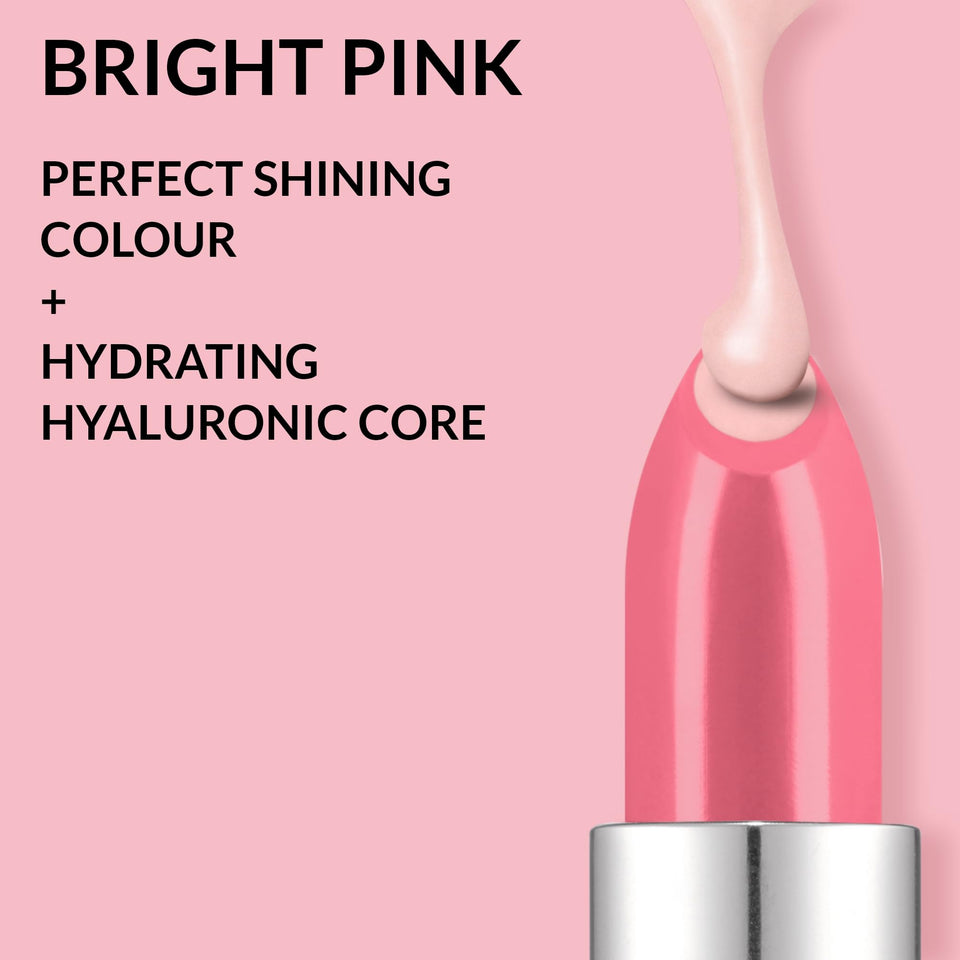Avon Hydramatic Shine Lipstick 3.6g Hydrating Intense Colour SPF 20 Plumper and Smoother Looking Lips Cruelty Free Hydra Shine Rose Quartz