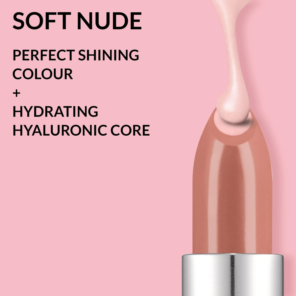 Avon Hydramatic Shine Lipstick 3.6g Hydrating Intense Colour SPF 20 Plumper and Smoother Looking Lips Cruelty Free Hydra Shine Rose Quartz