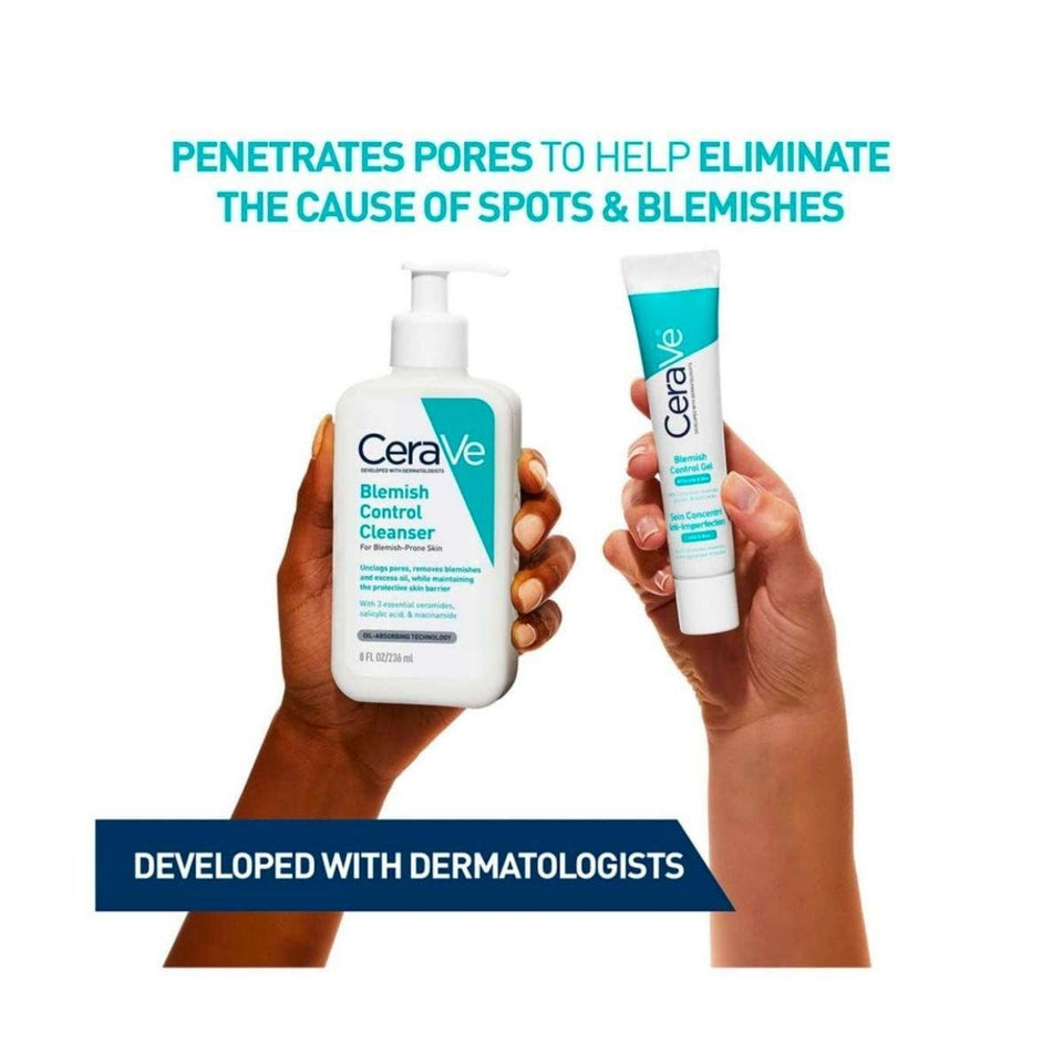 CeraVe Blemish Control Face Cleanser with 2% Salicylic Acid & Niacinamide for Blemish-Prone Skin 236ml
