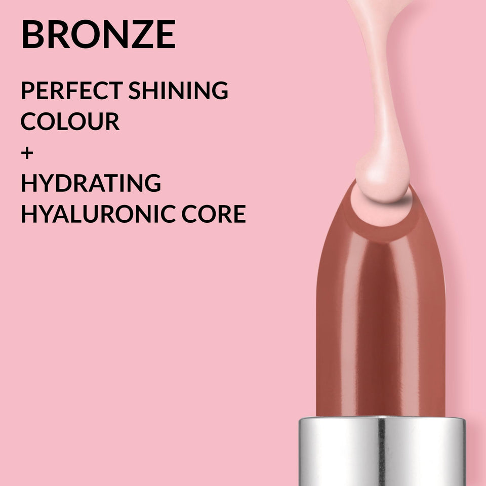 Avon Hydramatic Shine Lipstick 3.6g Hydrating Intense Colour SPF 20 Plumper and Smoother Looking Lips Cruelty Free Hydra Shine Rose Quartz