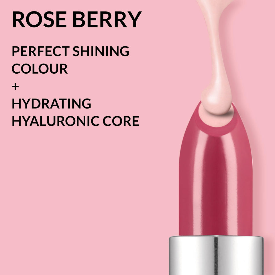 Avon Hydramatic Shine Lipstick 3.6g Hydrating Intense Colour SPF 20 Plumper and Smoother Looking Lips Cruelty Free Hydra Shine Rose Quartz