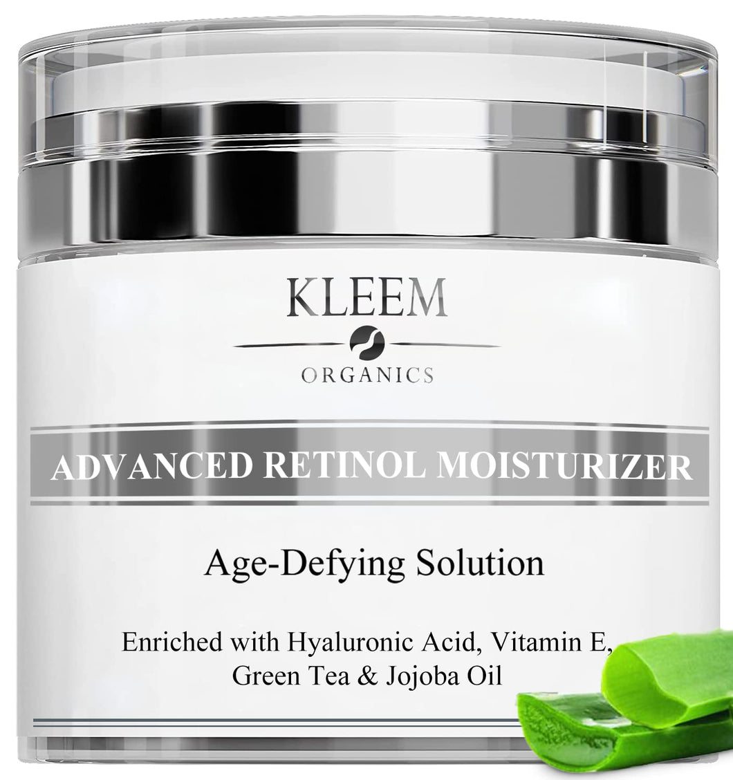 Retinol Face Cream with Hyaluronic Acid & Vitamin E – Anti-Wrinkle Firming Night Cream - Hydrating Night Moisturiser to Reduce Lines and Wrinkles. For Sensitive Skin
