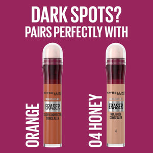Maybelline Instant Anti Age Eraser Eye Concealer, Dark Circles and Blemish Concealer, Ultra Blendable Formula, 02 Nude