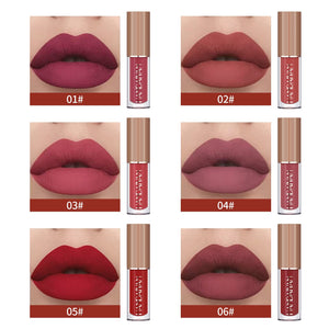 12 Colors Nude Liquid Lipstick Makeup Set Velvet Matte Long-Lasting Waterproof Non-Stick Cup Not Fade Pink Lip Gloss Red Lipstick Makeup Set Gift Kit For Women (Set A)