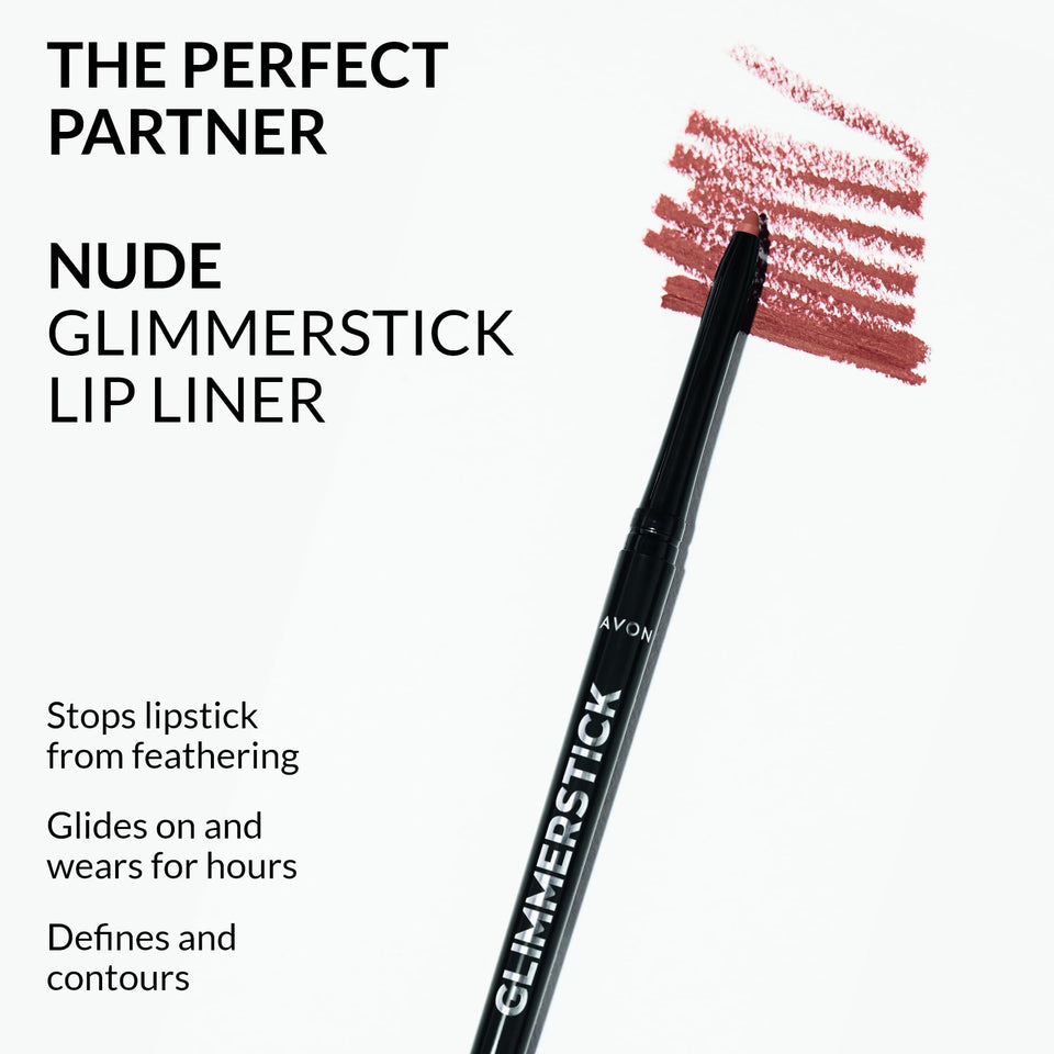 Avon Hydramatic Shine Lipstick 3.6g Hydrating Intense Colour SPF 20 Plumper and Smoother Looking Lips Cruelty Free Hydra Shine Rose Quartz