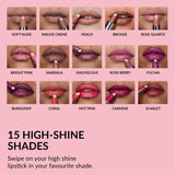 Avon Hydramatic Shine Lipstick 3.6g Hydrating Intense Colour SPF 20 Plumper and Smoother Looking Lips Cruelty Free Hydra Shine Rose Quartz