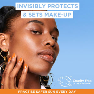 Garnier Vitamin C Brightening Over Make-Up UV Mist Invisible with SPF50+ and Vitamin C. Approved Cruelty free, Vegan
