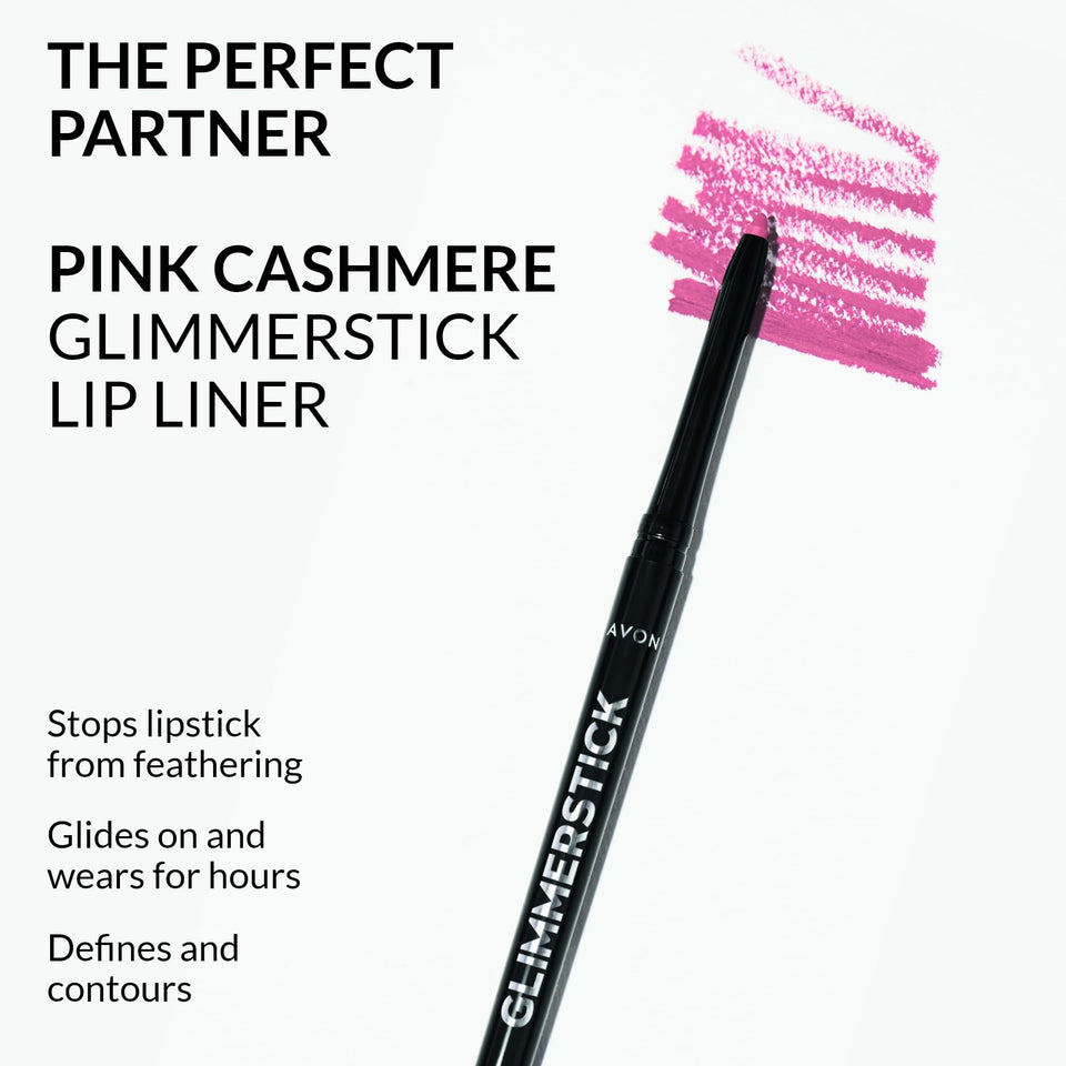 Avon Hydramatic Shine Lipstick 3.6g Hydrating Intense Colour SPF 20 Plumper and Smoother Looking Lips Cruelty Free Hydra Shine Rose Quartz