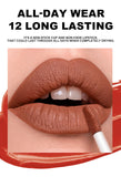 12 Colors Nude Liquid Lipstick Makeup Set Velvet Matte Long-Lasting Waterproof Non-Stick Cup Not Fade Pink Lip Gloss Red Lipstick Makeup Set Gift Kit For Women (Set A)