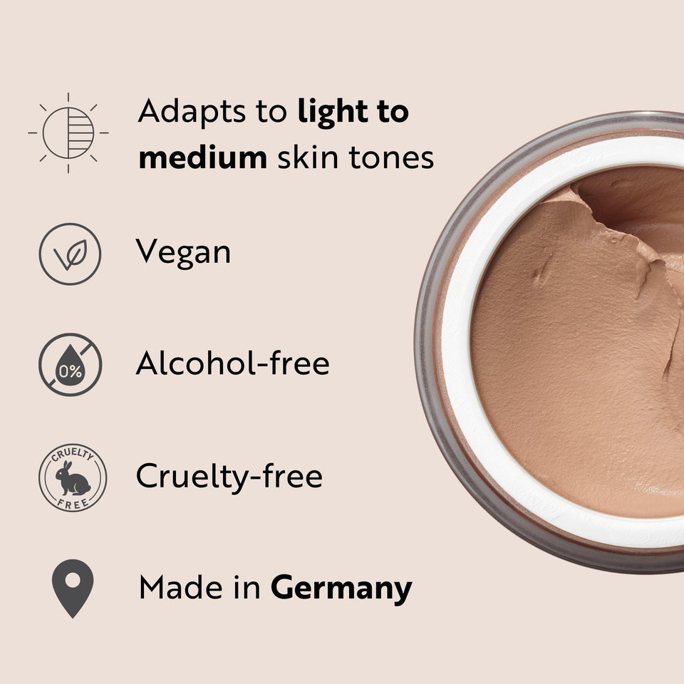 M. Asam Magic Finish Make-Up Mousse Classic (1.01 Fl Oz) – 4in1 Primer, Foundation, Concealer & Powder With Buildable Coverage, Hides Redness And Dark Spots, Vegan, For Light To Medium Skin Tones