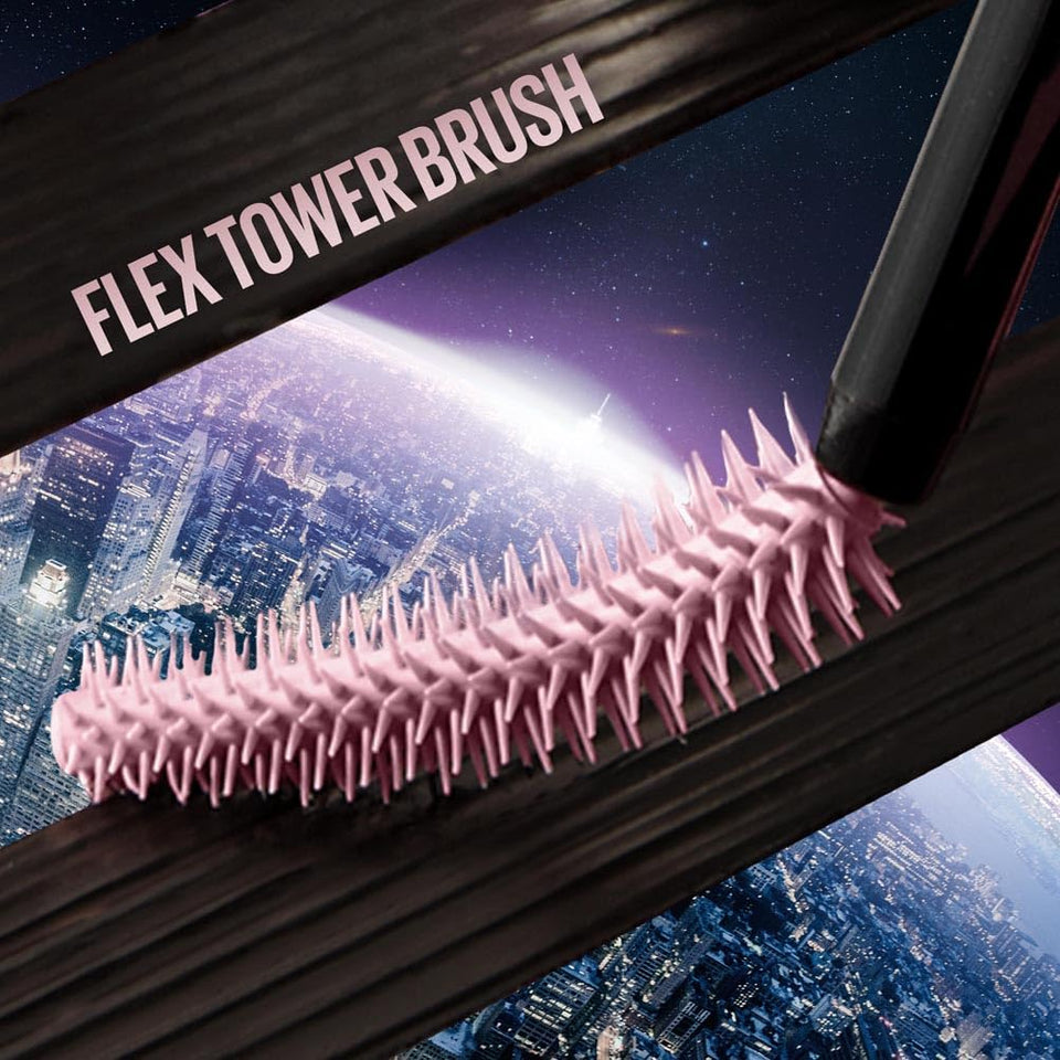 Maybelline Mascara Lash Sensational Sky High Volumizing & Thickening, Eyelash Lengthening, Flake-Free Formula, Washable Mascara Infused with Bamboo Extract, Full Volume Mascara, 01 Black