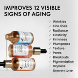Eclat Skincare Glow Up Vitamin C Serum - Vitamin C Serum for Face with Hyaluronic Acid, Ferulic Acid & Vit E - Skin Brightening Face Care - Anti Aging, Hydrating & Dark Spot Lightening 30ml