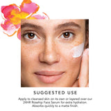 Kinvara Rosehip Facial Moisturizer - For Anti Ageing, Toning & Firming Skin Treatment | Organic Moisturiser | All & Dry Skin - 60ml