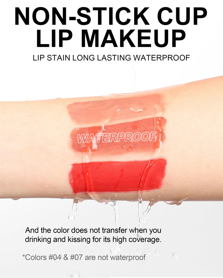 12 Colors Nude Liquid Lipstick Makeup Set Velvet Matte Long-Lasting Waterproof Non-Stick Cup Not Fade Pink Lip Gloss Red Lipstick Makeup Set Gift Kit For Women (Set A)
