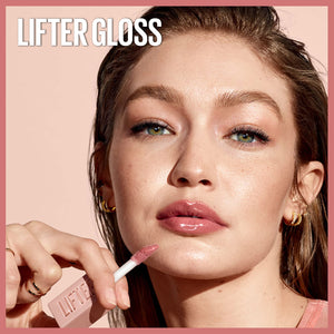 Maybelline Lifter Gloss Hydrating Lip Gloss with Hyaluronic Acid 002 Ice
