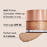 M. Asam Magic Finish Make-Up Mousse Classic (1.01 Fl Oz) – 4in1 Primer, Foundation, Concealer & Powder With Buildable Coverage, Hides Redness And Dark Spots, Vegan, For Light To Medium Skin Tones