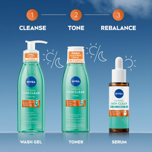 NIVEA Derma Skin Clear Scrub (150ml), Exfoliating Face Scrub, Salicylic Acid Face Scrub Enriched with Niacinamide to Unclog Pores and Refine Skin Textures, For Blemish-Prone Skin,Packaging may vary