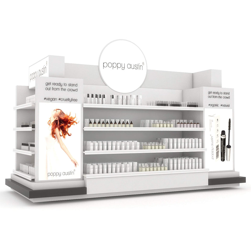 Poppy Austin 9g Eye Lash Serum - Premium Eyelash Growth Serum with Argan Oil, Castor Oil, Caffeine, Vitamin E, Aloe Vera - Vegan, Cruelty-Free Eyelash Serum, Growth Enhancer for Lashes, Brows