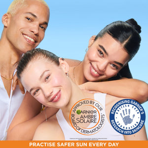 Garnier Vitamin C Brightening Over Make-Up UV Mist Invisible with SPF50+ and Vitamin C. Approved Cruelty free, Vegan