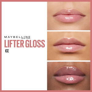 Maybelline Lifter Gloss Hydrating Lip Gloss with Hyaluronic Acid 002 Ice