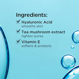 Elizabeth Arden Visible Difference ingredient graphic listing hyaluronic acid, tea mushroom extract and vitamin E benefits