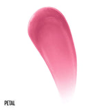 Maybelline Lifter Gloss in petal pink, shown as a smooth, glossy swatch with a softly fading tip