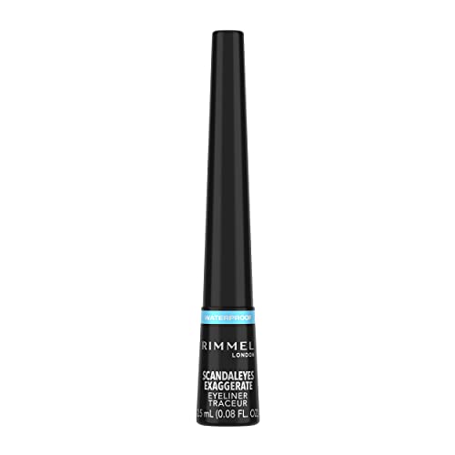 Rimmel Exaggerate Liquid Eyeliner, Black, 2.5ml