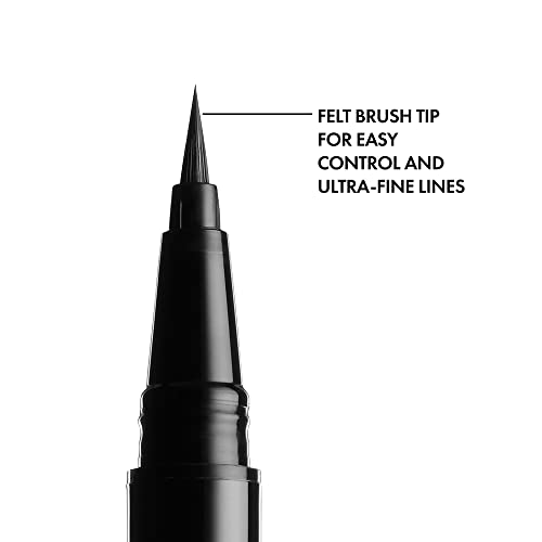 NYX Professional Makeup Epic Ink Eye Liner, Felt Tip Liner Pen, Waterproof, Vegan Formula