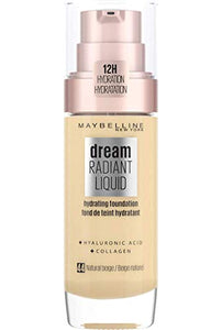 Maybelline Foundation, Dream Radiant Liquid Hydrating Foundation with Hyaluronic Acid and Collagen