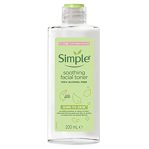 Simple Kind to Skin Soothing Facial Toner UK’s #1 facial skin care brand* alcohol-free 200 ml
