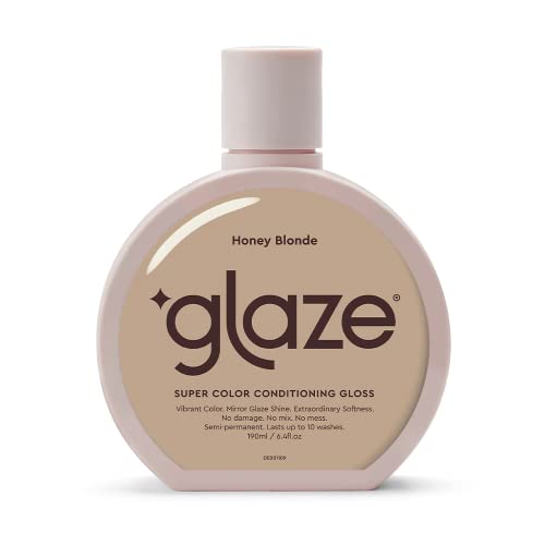 Glaze Sheer Glow Transparent Clear Conditioning Super Gloss Hair Mask to Enhance Existing Colour 190ml Bottle (2-3 Hair Treatments) - Guaranteed Results